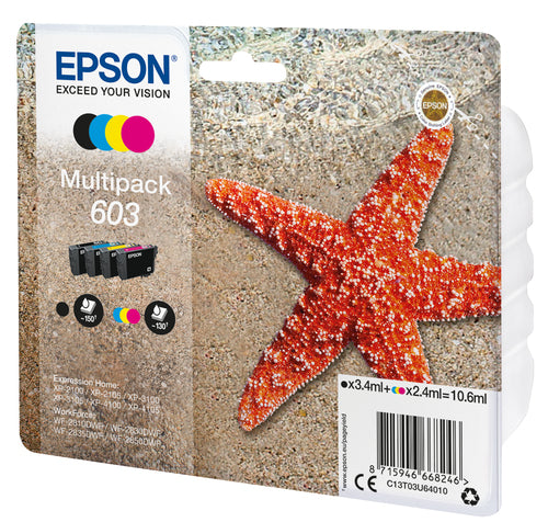 Epson C13T03U64020 ink cartridge 1 pc(s) Original Standard Yield Black, Cyan, Magenta, Yellow Epson C13T03U64020 ink cartridge 1 pc(s) Original Standard Yield Black, Cyan, Magenta, Yellow